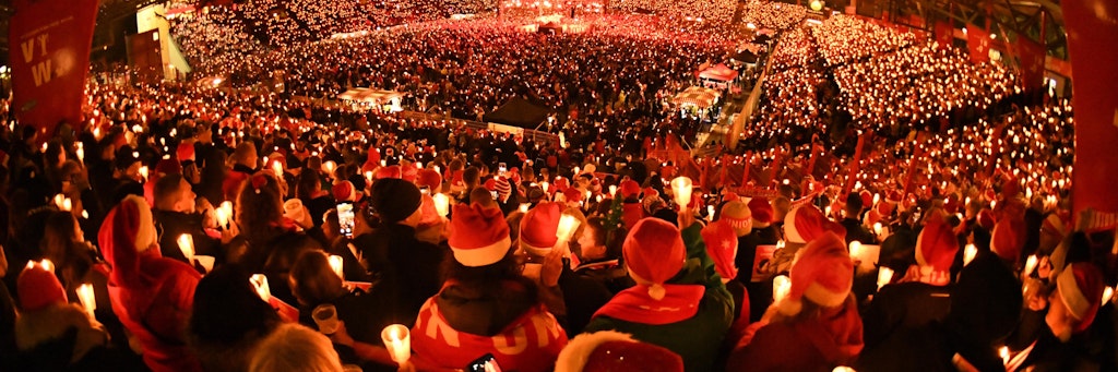 2003 wurde das Union-Weihnachtssingen erfunden. Mittlerweile ist es eine riesige Veranstaltung geworden.