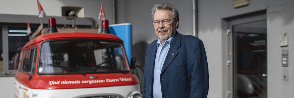 Jochen Lesching, Vorsitzender der Union-Stiftung, hat dieser Tage eine Menge um die Ohren. 