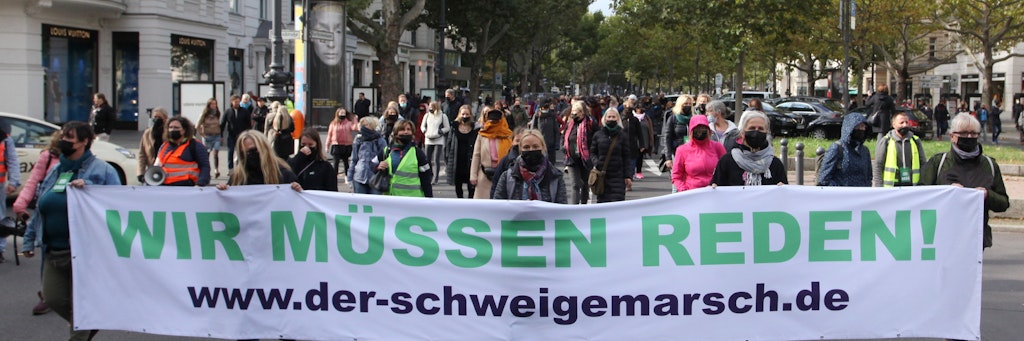 Tausende demonstrierten gegen die Corona-Regeln.