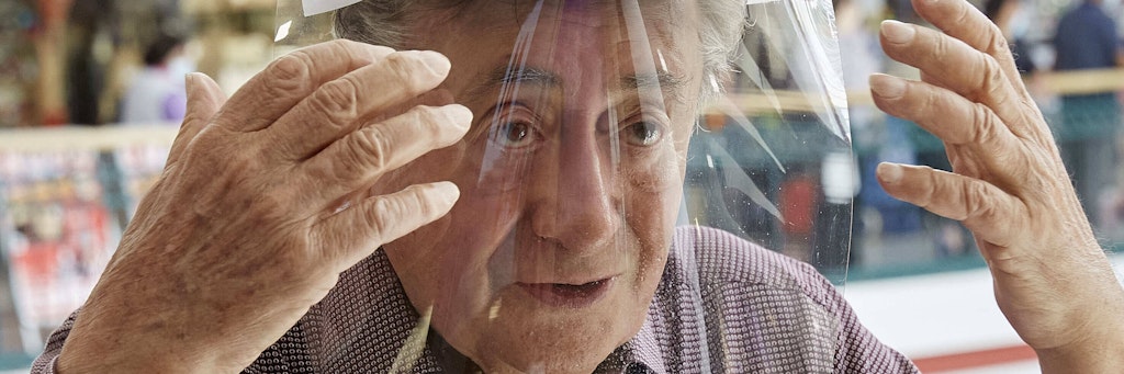 Visieren gelten als nicht so effektiv wie Masken.<br>