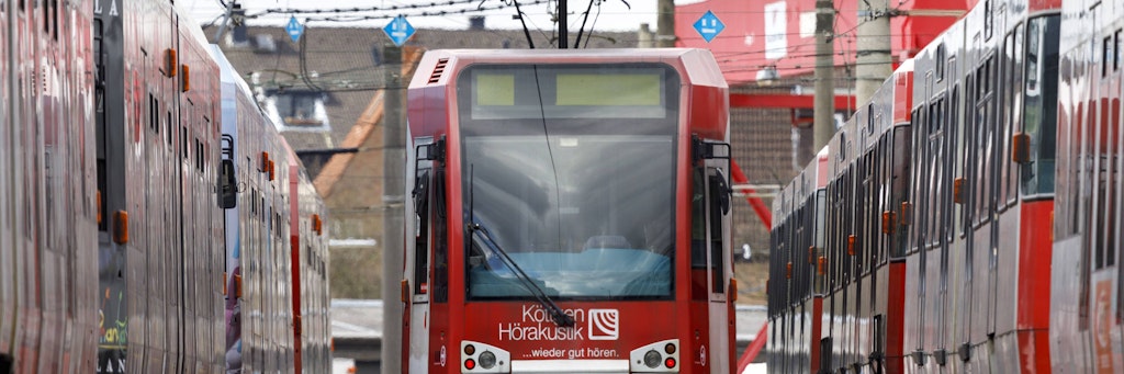 Eine Kölner Straßenbahn (Symbolbild).