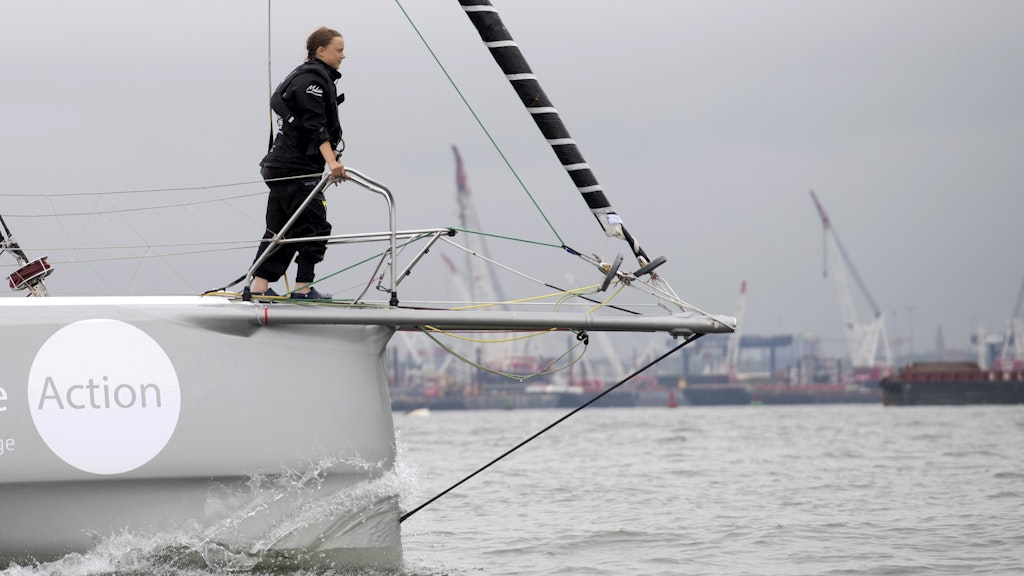 15 Tage dauerte die Reise der Klimaaktivistn Greta Thunberg über den Atlantik.