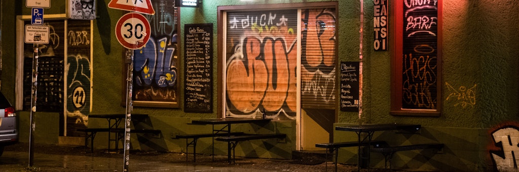 Sperrstunde in Berlin.