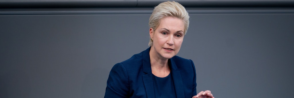 Manuela Schwesig (SPD), Ministerpräsidentin von Meck-Pomm, ändert in der Corona-Krise ihren Kurs.