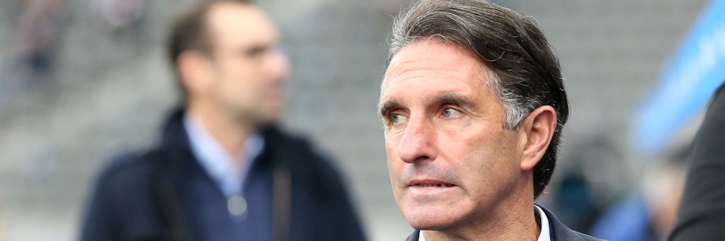 Trainer Bruno Labbadia war nach dem 0:2 gegen Stuttgart angefressen, ihm fehlte Ordnung im Spiel.<br>
