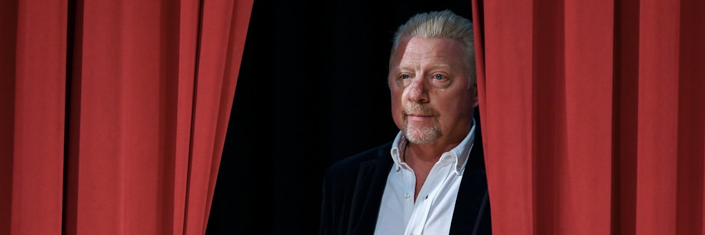 Boris Becker, ehemaliger Tennis-Profi, bei einer Veranstaltung in Dessau. 