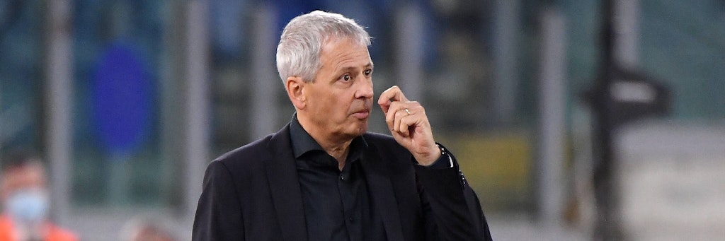 Dortmunds Trainer Lucien Favre war nach dem 1:3 bei Lazio Rom angefressen.