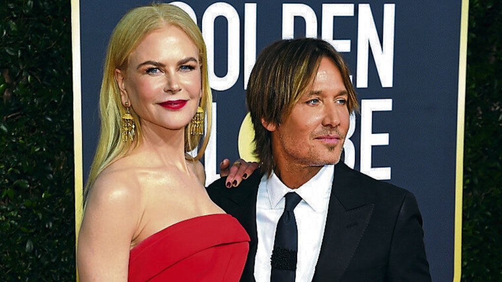 Nicole Kidman mit ihrem echten Ehemann Keith Urban
