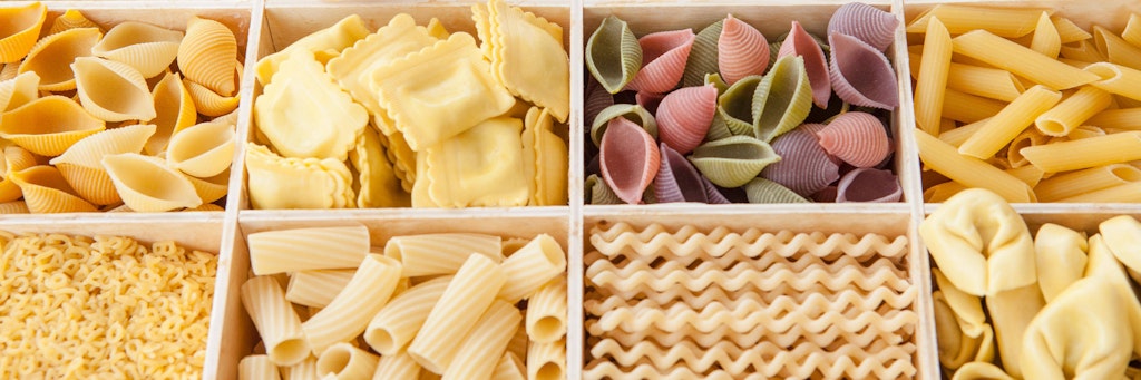 Große Auswahl: Lebensmittel-Experten schätzen, dass es weltweit über 350 verschiedene Pastasorten gibt. 