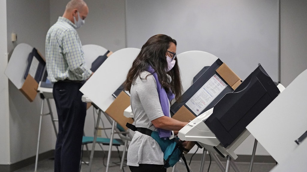 Auch hier in Salt Lake City geben viele Wähler ihre Stimme schon vor der Präsidentschaftswahl am 3. November ab.