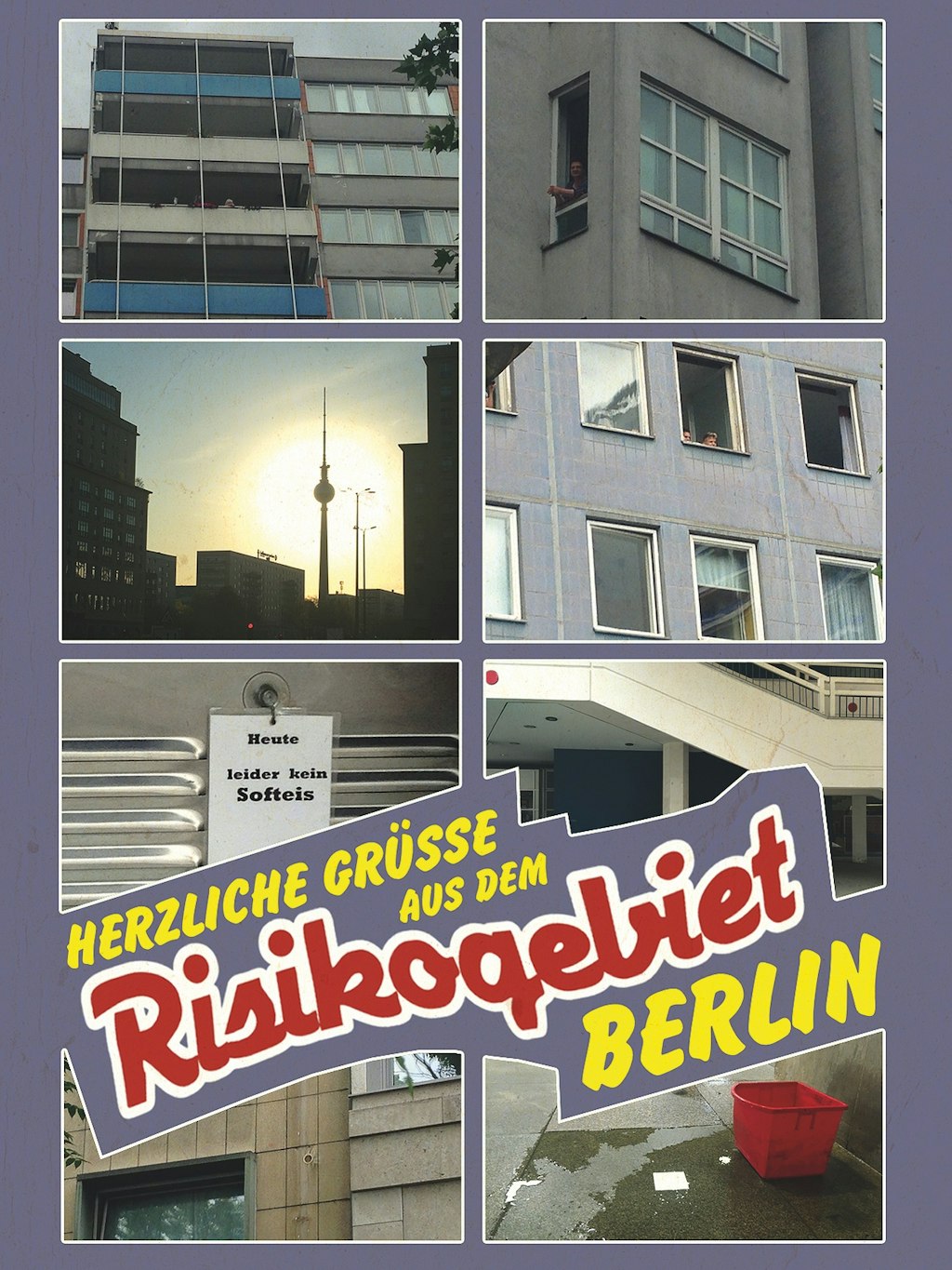 Platten über Platten: Die Berlin-Karte zeigt eine graue Stadt.