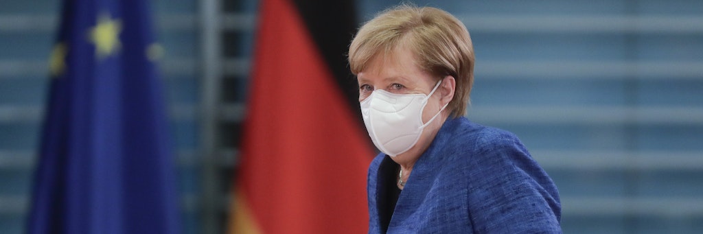 Kanzlerin Angela Merkel forderte die Deutschen auf, die Zahl der Kontakte zu reduzieren.