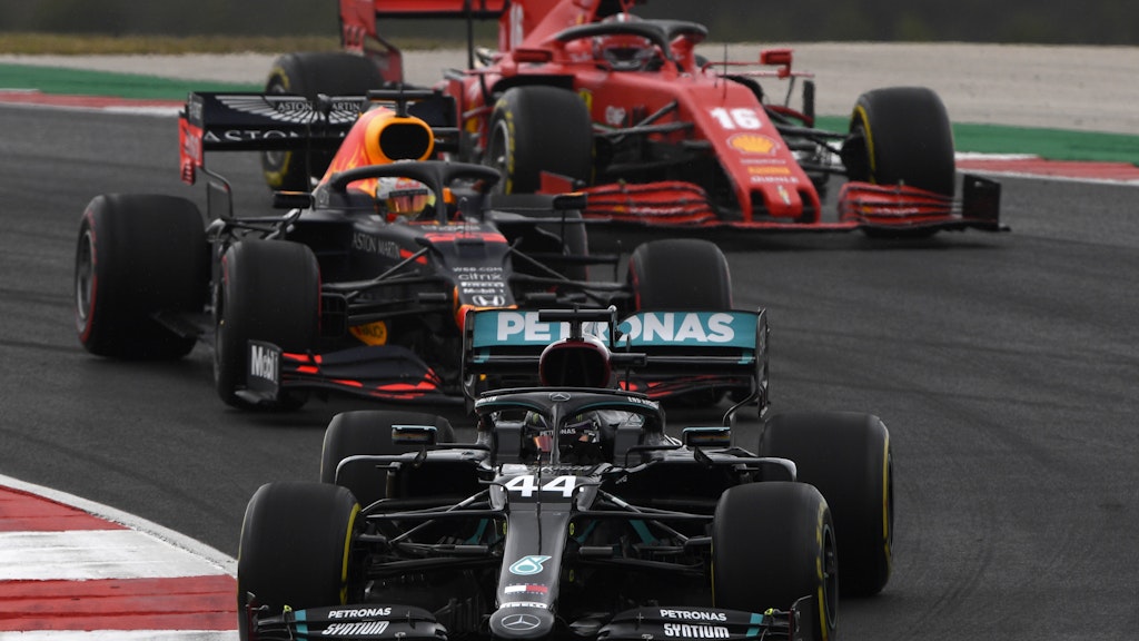Hamilton musste nur in den ersten Runden in die Rückspiegel blicken. 