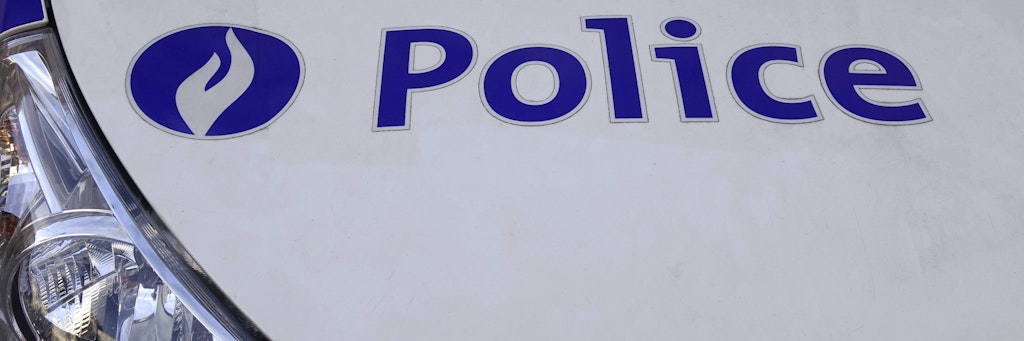 Ein Polizeifahrzeug in Brüssel (Symbolfoto)