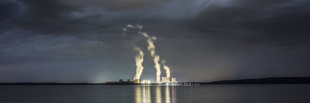 Das Kohlekraftwerk in Boxberg in der Lausitz. Durch das Verbrennen von Kohle entsteht Feinstaub.