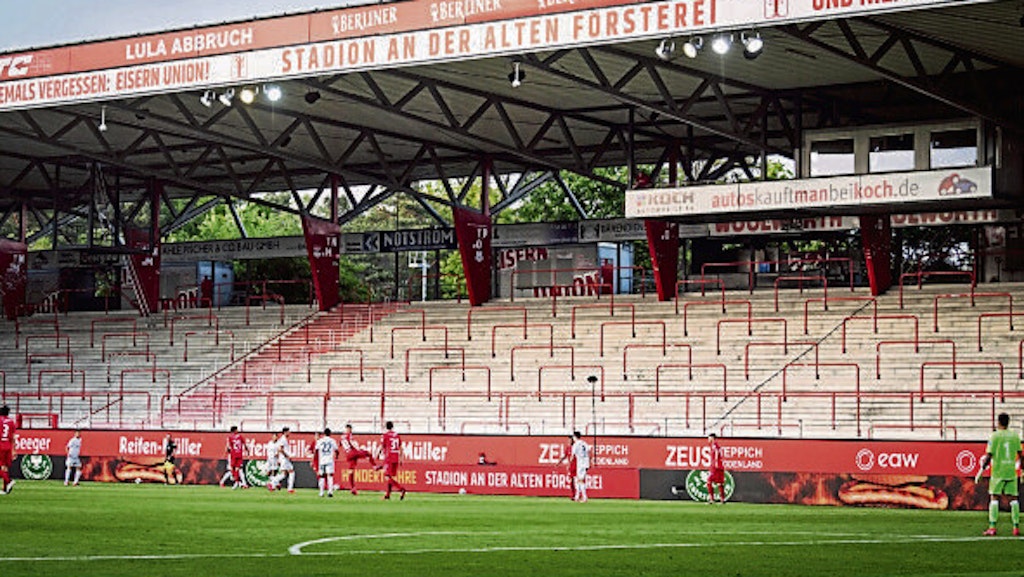 Die nächsten Heimspiele des 1. FC Union werden eisern ohne Zuschauer stattfinden müssen.