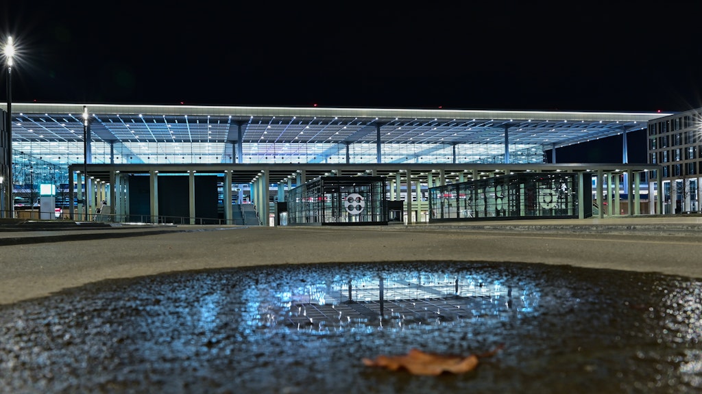 Der noch Menschenleere Terminal 1 des BER. 