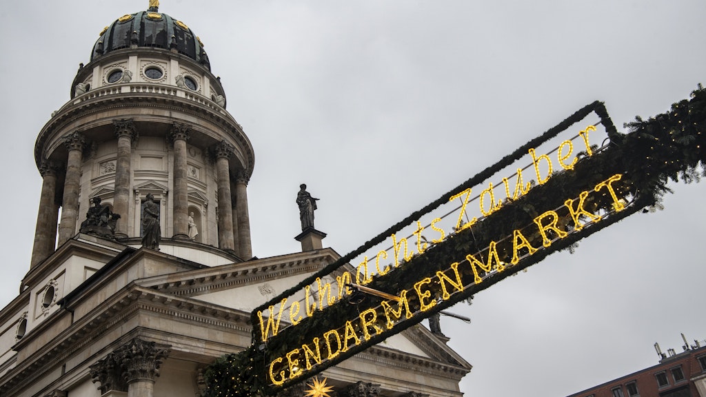 Auch der Weihnachtsmarkt am Gendarmenmarkt wurde bereits abgesagt.