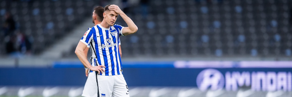 Unzufrieden: Stürmer Krzysztof Piatek (25) hat sich mehr von seinem Wechsel zu Hertha BSC versprochen.