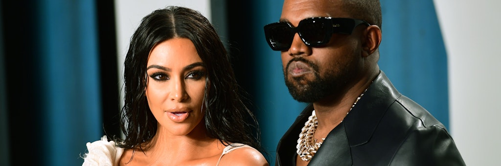 Kim Kardashian, Reality-TV-Star und Unternehmerin, und ihr Mann Kanye West