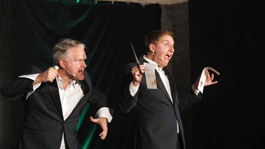 Freddie Rutz und Felix Wohlfarth standen schon am Mittwoch in Spandau auf der Bühne.