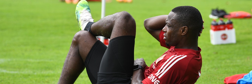 Union baut darauf, dass Anthony Ujah in knapp vier Wochen wieder im Mannschaftstraining zurück ist.