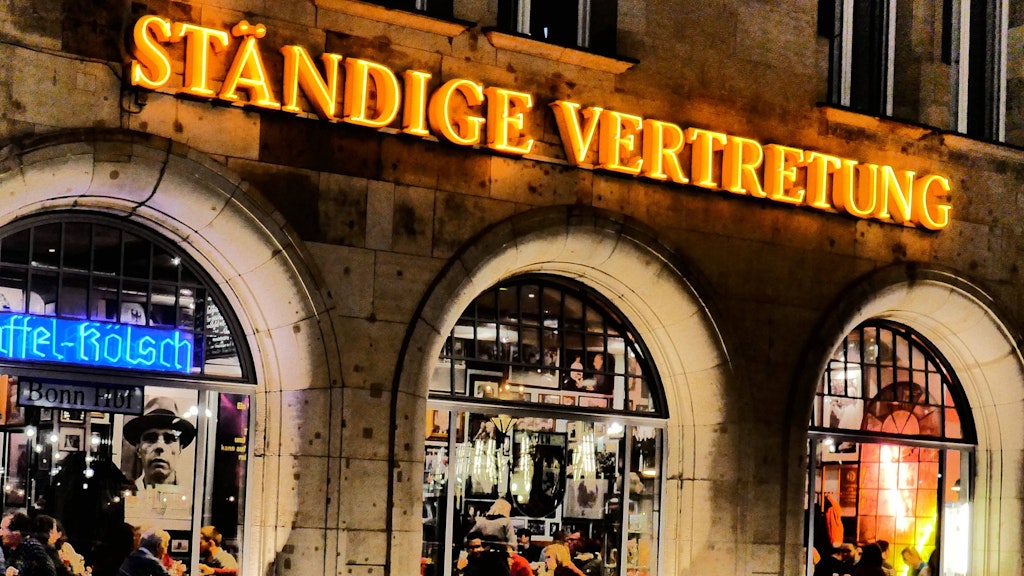 Restaurant am Schiffbauerdamm: Die Ständige Vertretung sperrt Politiker aus.<br>