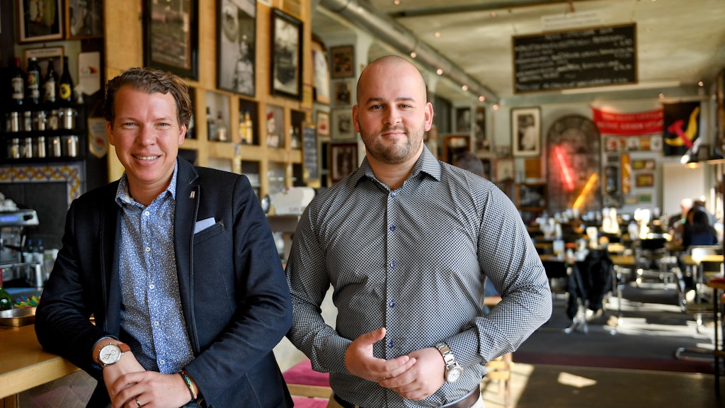 StäV-Geschäftsführer Jörn Peter Brinkmann (links) und Jan Philipp Bubinger. 
