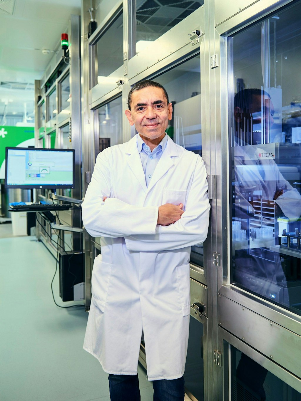 Ugur Sahin im Labor seiner Mainzer Firma Biontech.