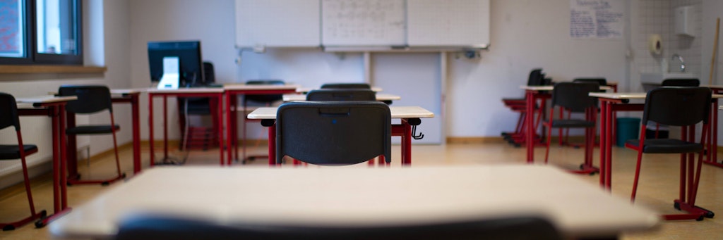 An einer Schule in Spandau kam es zu den Drohungen. 