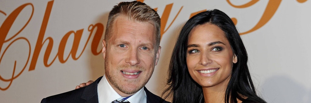 Oliver Pocher mit seiner Ehefrau Amira