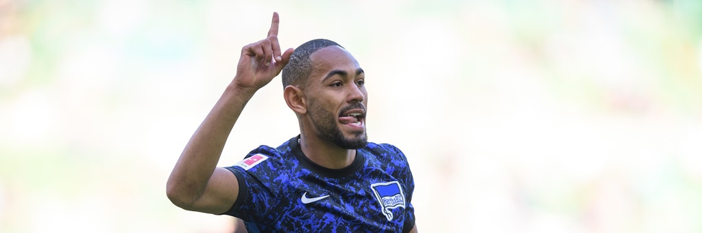 Hallo, ich bin auch noch da! Matheus Cunha von Hertha BSC darf nur in Brasiliens Olympia-Auswahl spielen.