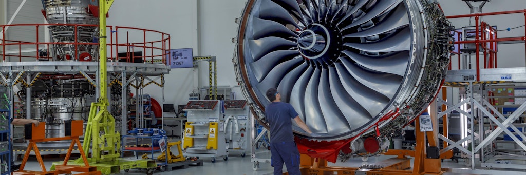 Der Triebwerkbauer Rolls-Royce in Dahlewitz bei Berlin leidet unter dem Auftragseinbruch, weil wegen Corona kaum noch Flugreisen stattfinden und die Nachfrage eingebrochen ist.