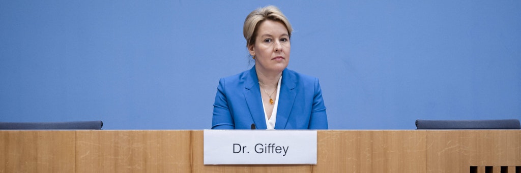 Künftig ohne Doktor: Franziska Giffey. 