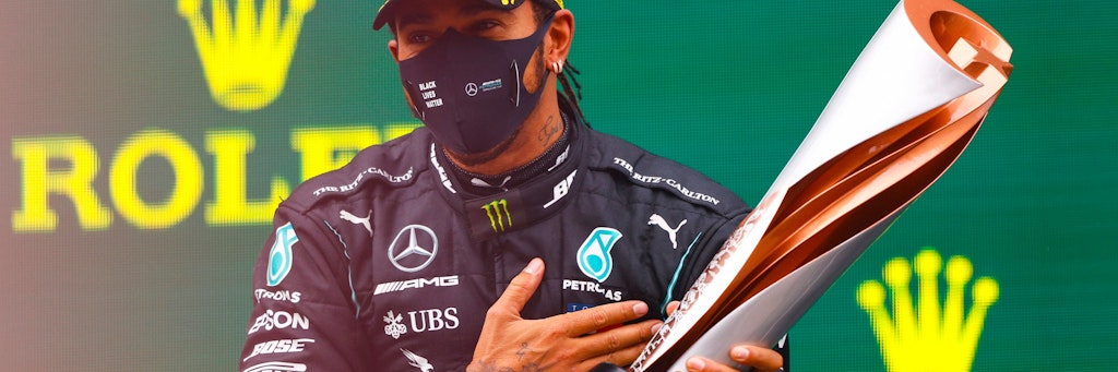 Lewis Hamilton mit seinem siebenten Weltmeistertitel.