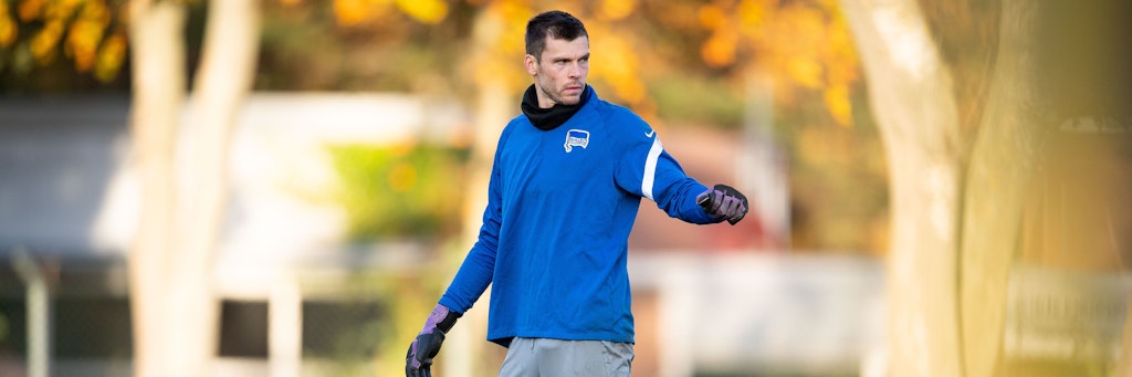Hertha-Keeper Rune Jarstein (36) wartet in Berlin auf die Ergebnisse seiner Corona-Tests. 