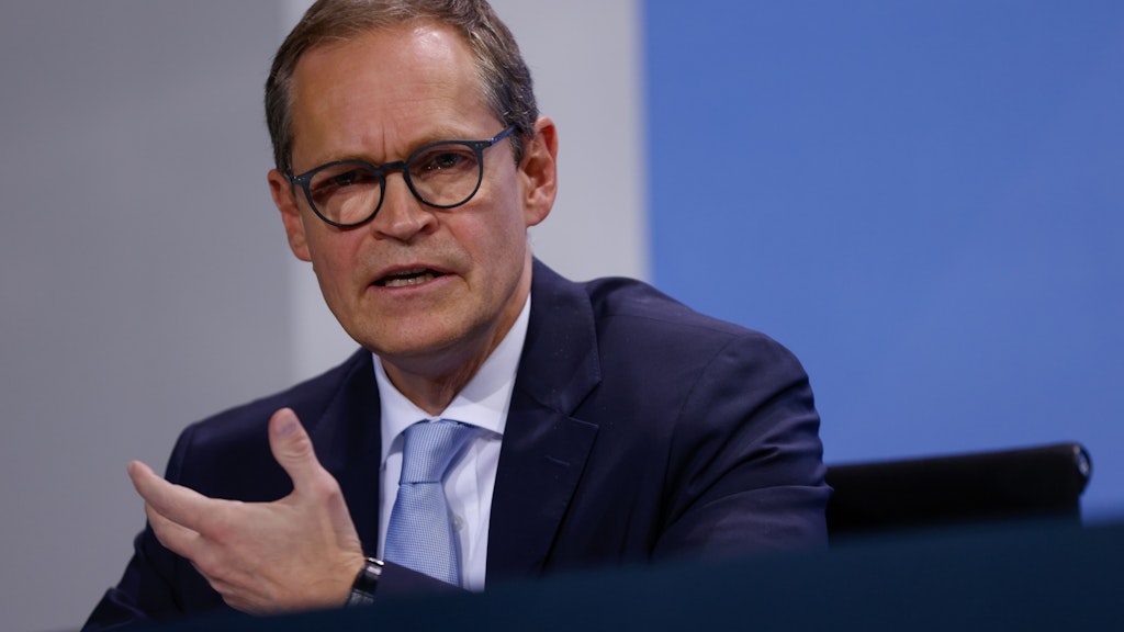 Berlins Regierender Bürgermeister Michael Müller (SPD)