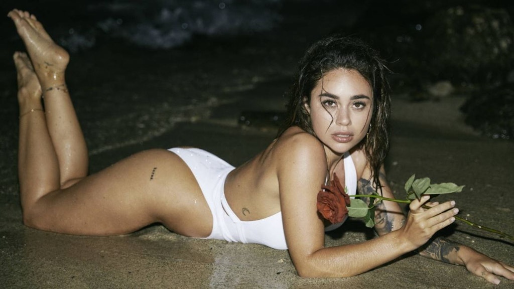 Bachelorette Melissa gibt sich gerne auch sexy. 