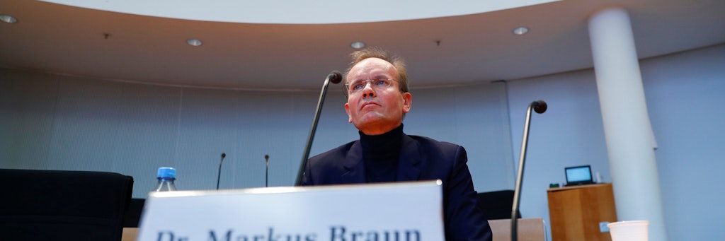 Der frühere Chef von Wirecard, Markus Braun, vor seiner Aussage im Untersuchungsausschuss des Bundestages. 