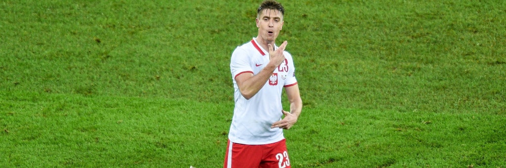 Krzysztof Piatek traf für Polen gegen die Ukraine. Sonnabend will Herthas Pistolero mit dem Toreschießen gegen Dortmund weitermachen.