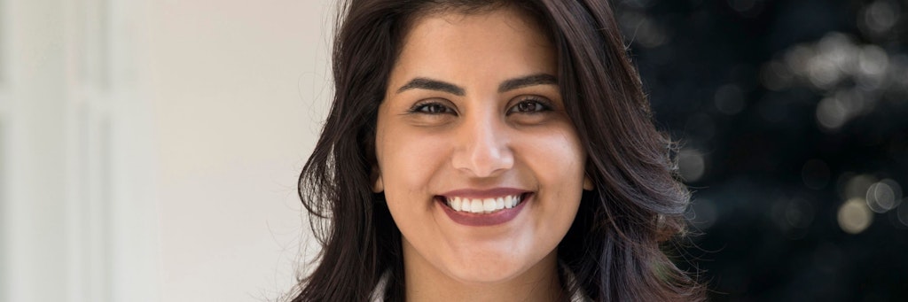 Die Hilfsorganisation Amnesty International gab eine Aufnahme der Menschenrechts-Aktivistin Ludschain al-Hathlul aus Saudi-Arabien heraus.