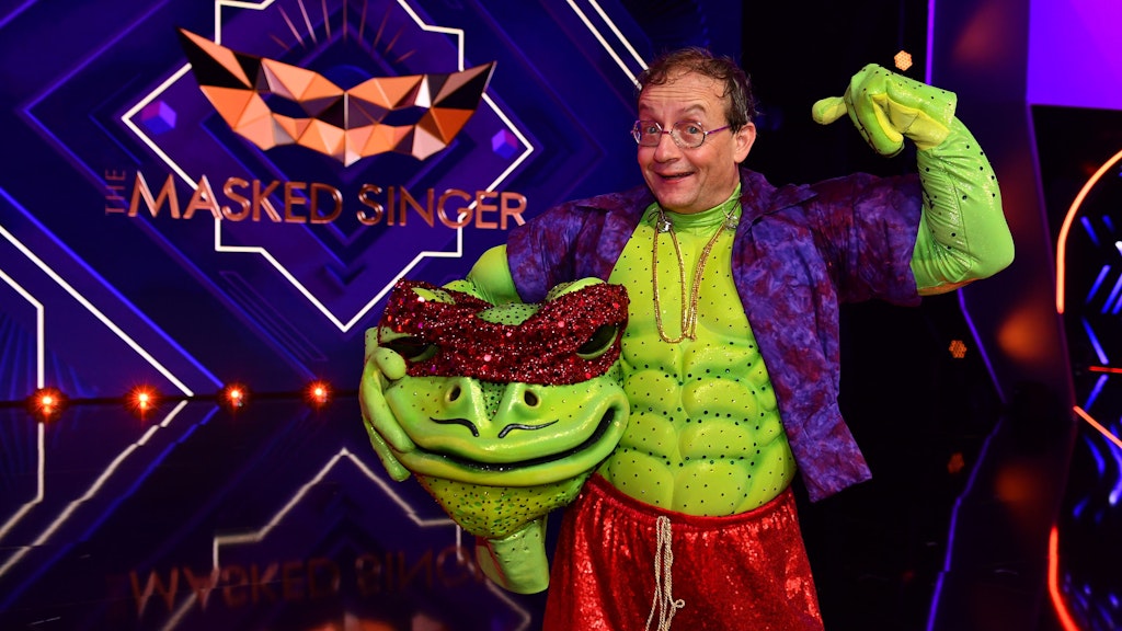 Wigald Boning schlüpfte für die Show ins Frosch-Kostüm.