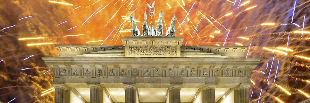 Feuerwerk am Brandenburger Tor