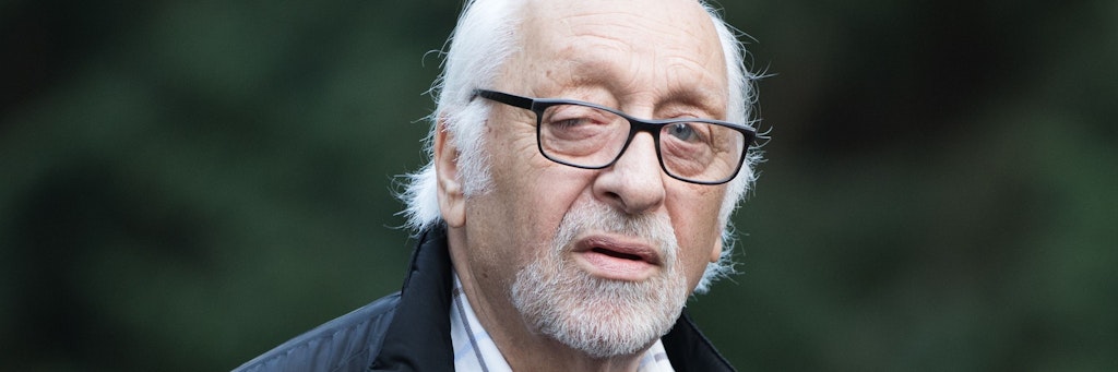 Karl Dall im November 2018, bei der Beisetzung seines alten Weggefährten Ingo Insterburg auf dem Dahlemer Waldfriedhof. 