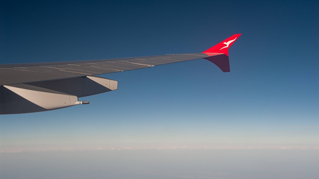 Diesen Ausblick werden bei Qantas demnächst nur Corona-geimpfte Passagiere genießen dürfen. Impf-Verweigerer kommen gar nicht erst an Bord.