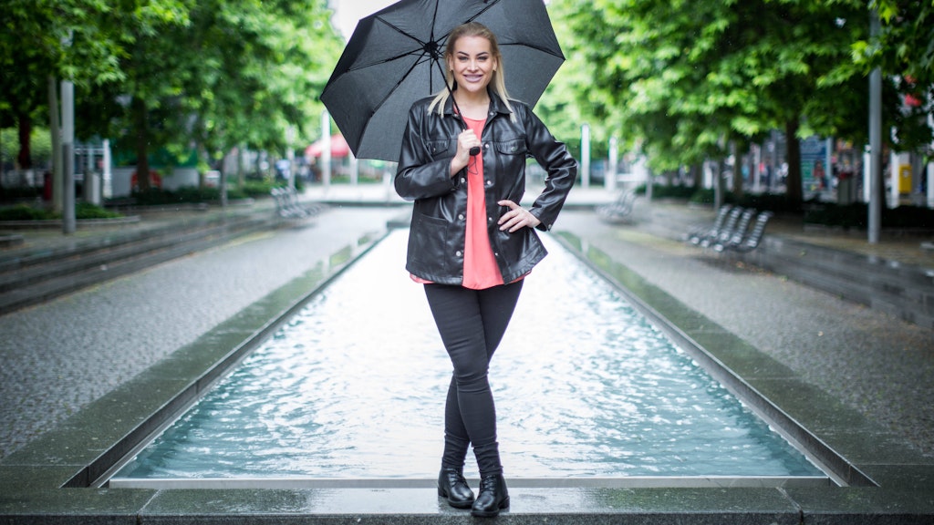 Aline Bachmann, heute Schauspielerin und YouTube-Star. 