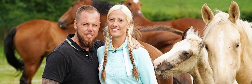 Denise und Sascha. Bauer sucht Frau - hier sucht die Bäuerin einen Mann. 