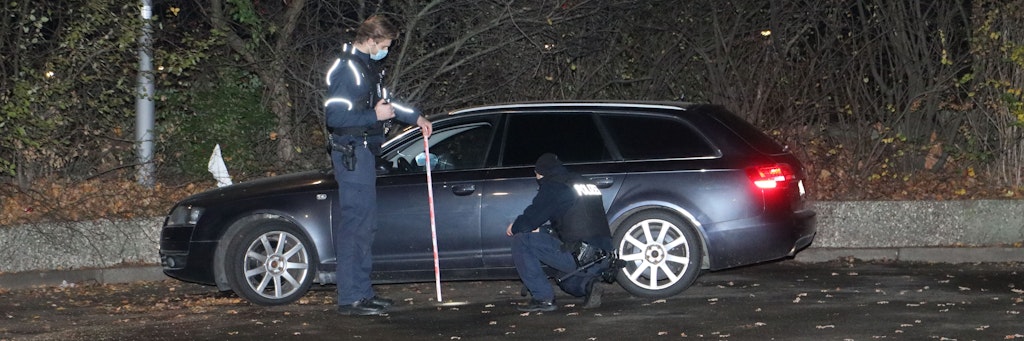 Die Polizei war in Kreuzberg im Einsatz.