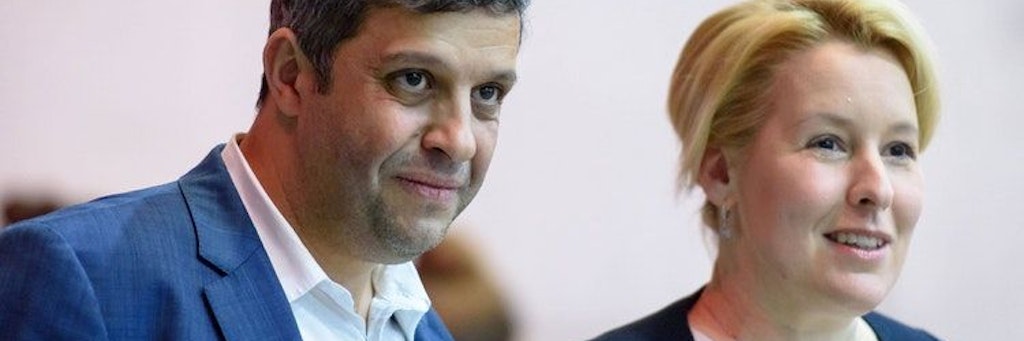 Raed Saleh und Franziska Giffey.
