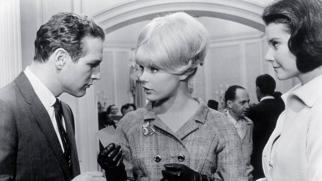 Paul Newman, Elke Sommer und Diane Baker in einer Szene aus dem Film „Der Preis“, 1963.